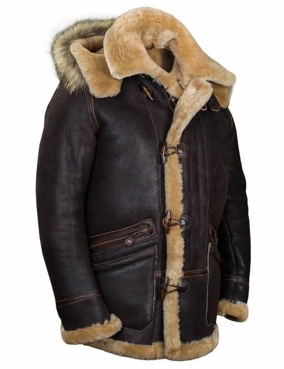 BRADLEY™ | LEDER WINTERMANTEL