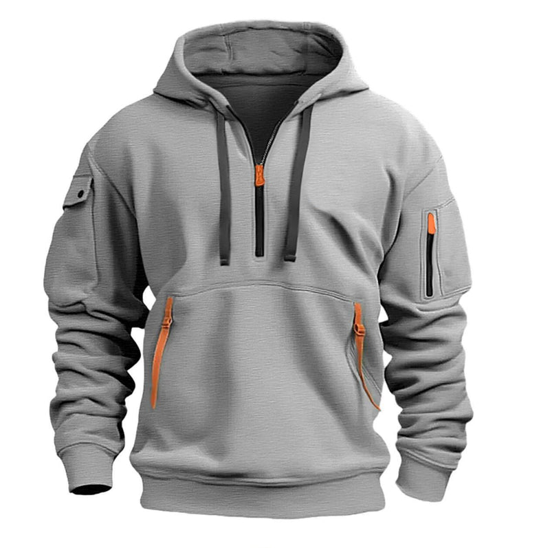 COUTURE- SPORTLICHES HOODIE-SWEATSHIRT MIT REISSVERSCHLUSS