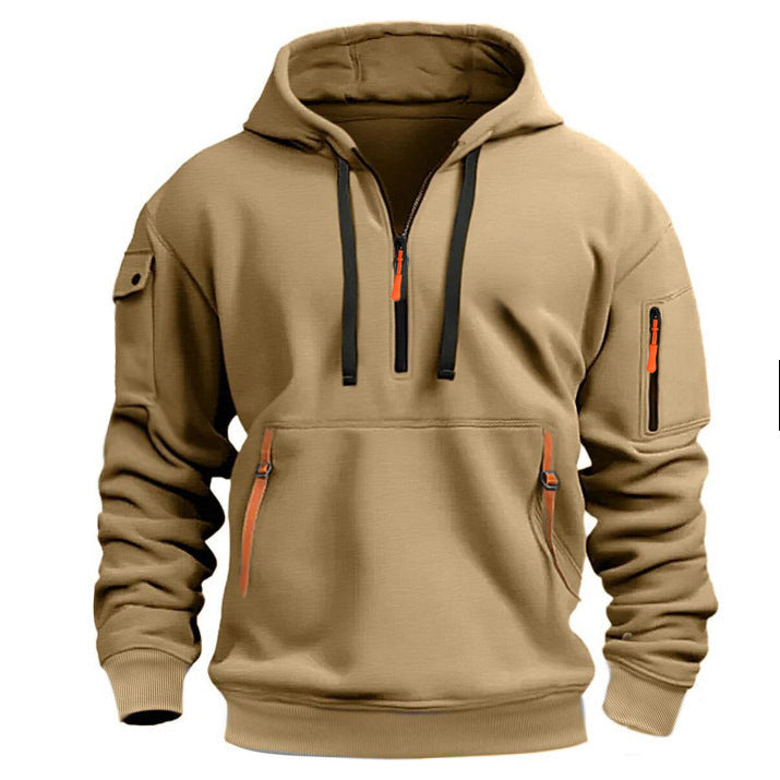 COUTURE- SPORTLICHES HOODIE-SWEATSHIRT MIT REISSVERSCHLUSS