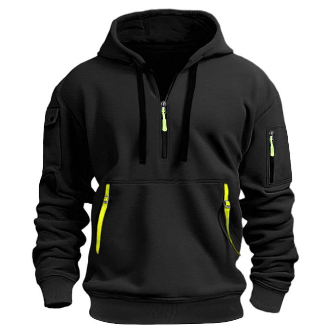 COUTURE- SPORTLICHES HOODIE-SWEATSHIRT MIT REISSVERSCHLUSS