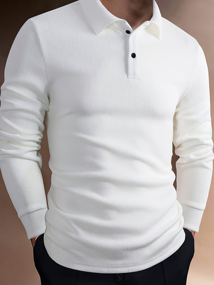 Couture - Weißer Polo-Strickpullover