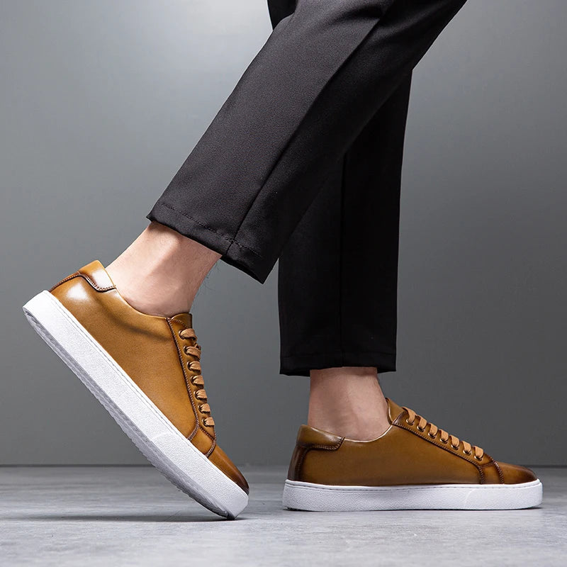 Franco™ - Leather men's sneakers