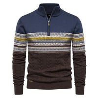 Jasper | Fair Isle Half Zip Sweater