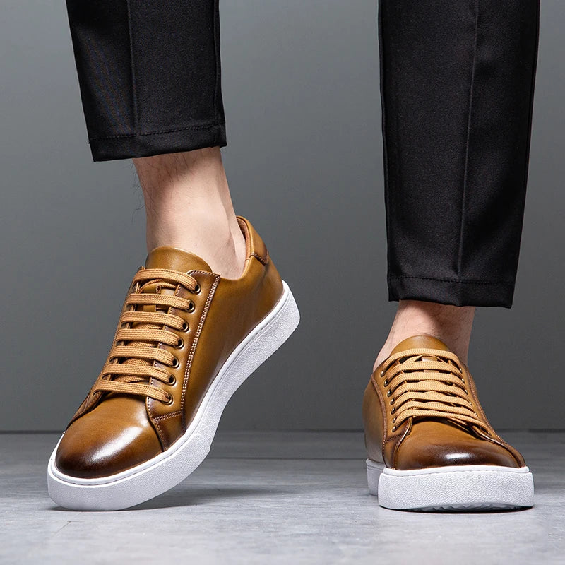 Franco™ - Leather men's sneakers