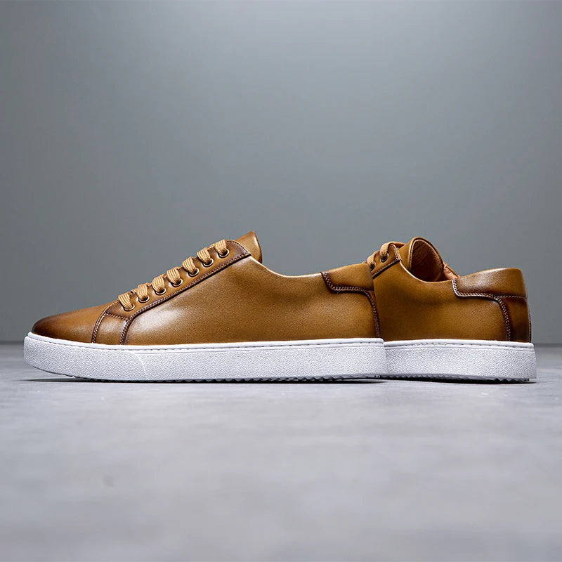 Franco™ - Leather men's sneakers