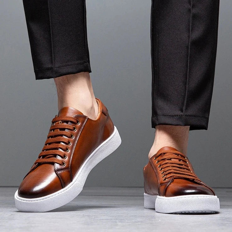 Franco™ - Leather men's sneakers