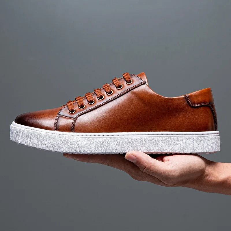 Franco™ - Leather men's sneakers